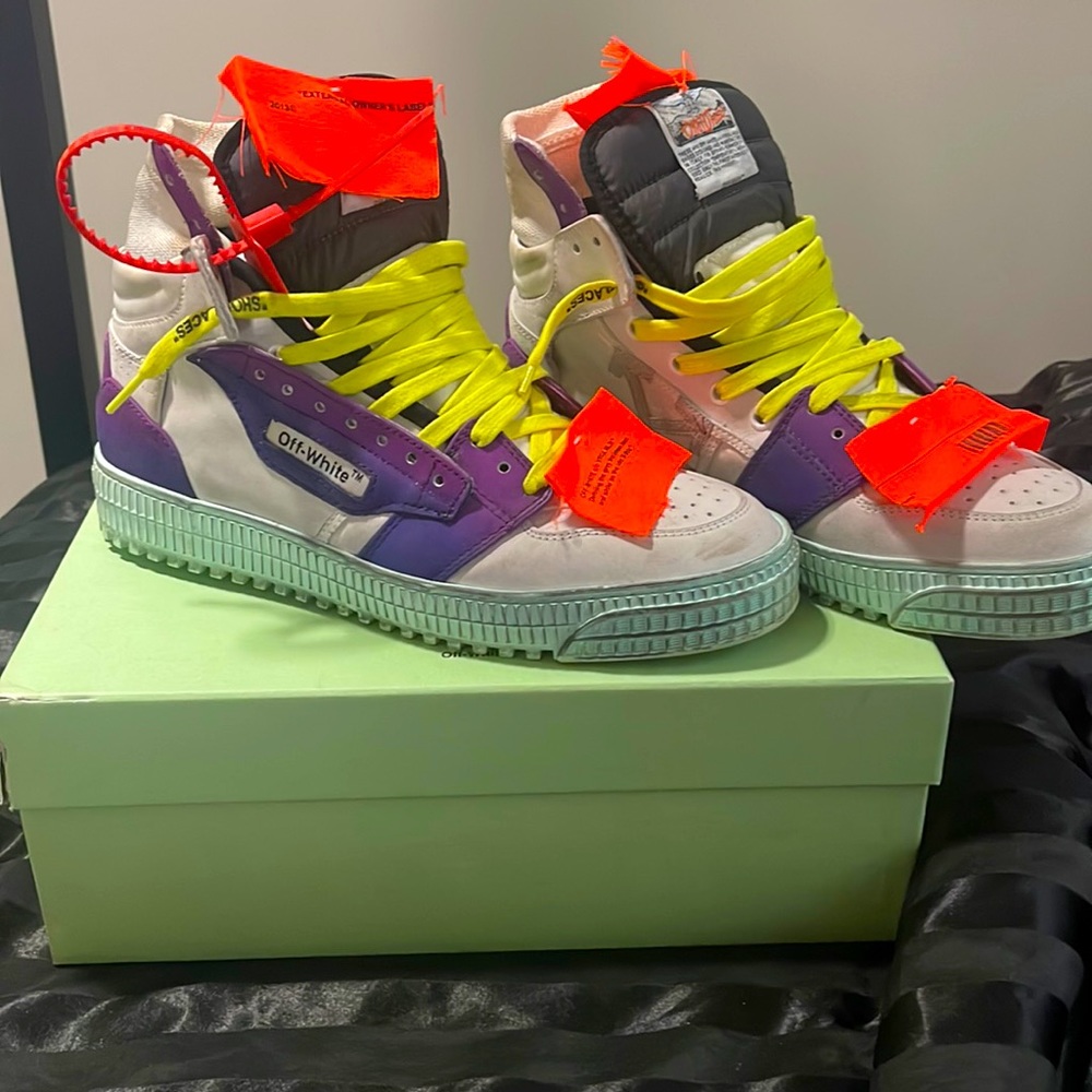 Unisex off-white 3.0 mixed media sneakers